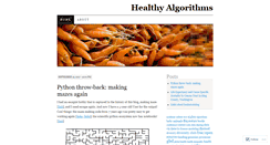Desktop Screenshot of healthyalgorithms.com