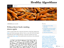Tablet Screenshot of healthyalgorithms.com